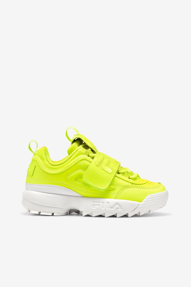 Fila Disruptor 2 Applique Yellow Sneakers Womens - NZ 36958-KPQI